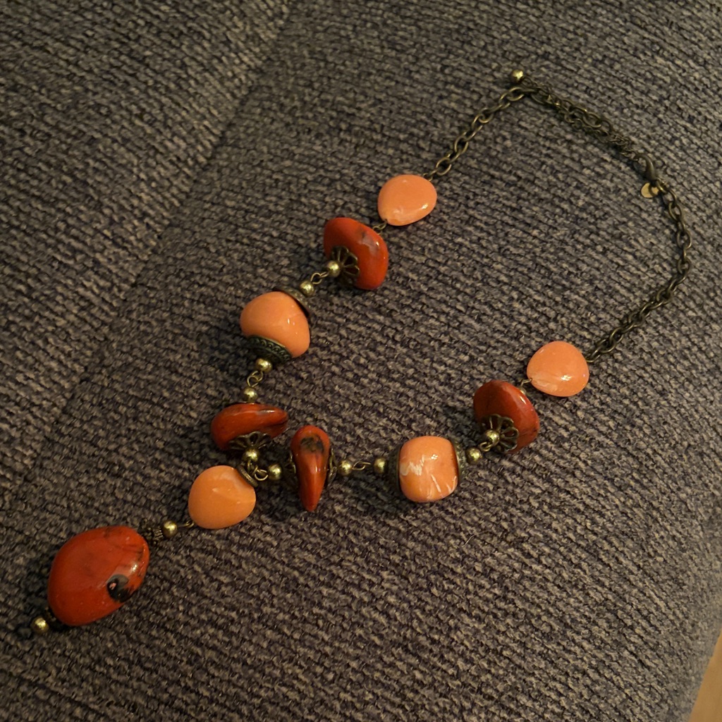 Laila Rowe Elegant Coral Beaded Necklace